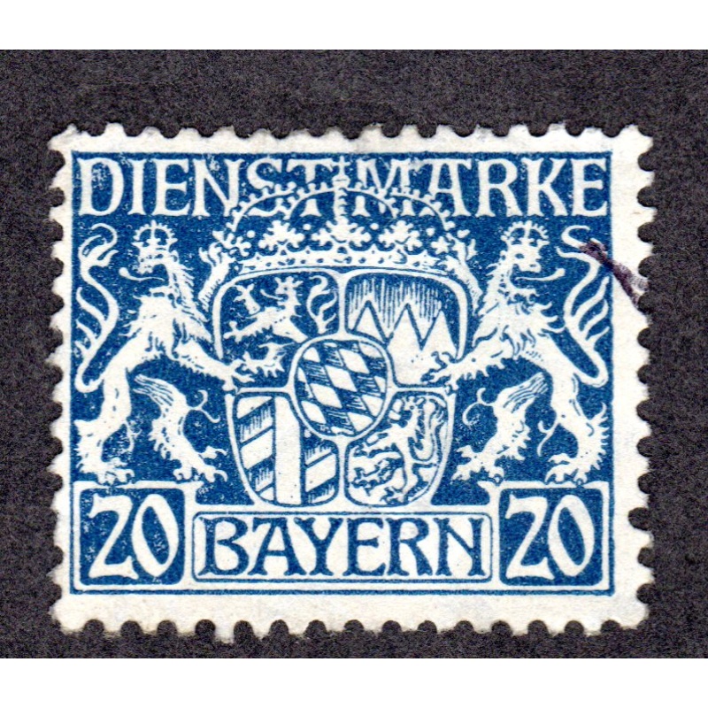Germany BAVARIA. Scott # O14. used. Lot 220319