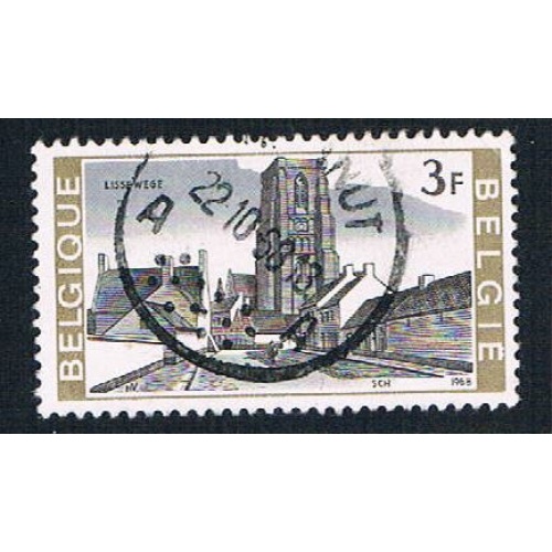 Belgium 708 Used Gothic church 1968 (BP3739)