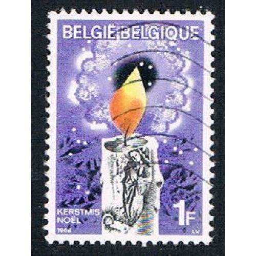 Belgium 712 Used Christmas Candle (BP16321)
