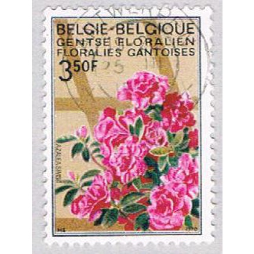 Belgium 736 Used Azalea 1970 (BP37025)