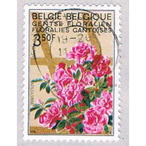 Belgium 736 Used Azalea 1970 (BP3712)