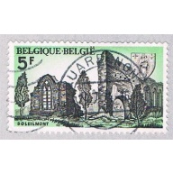 Belgium 873 Used Soleilmont Abbey Ruins (BP1714)