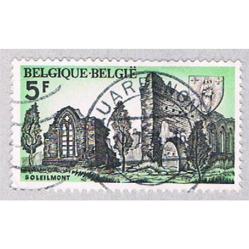 Belgium 873 Used Soleilmont Abbey Ruins (BP1714)