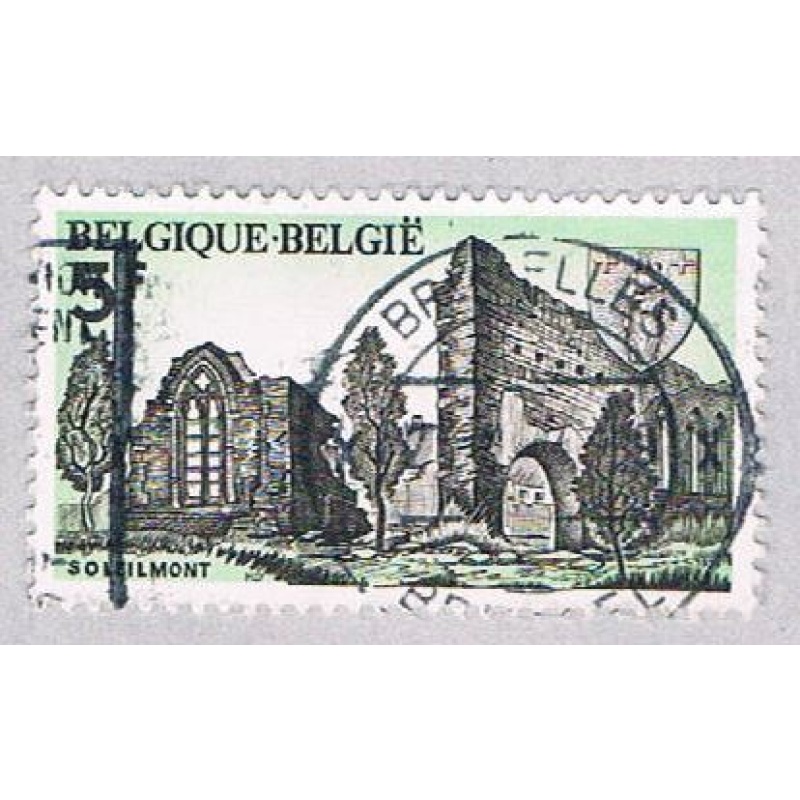 Belgium 873 Used Soleilmont Abbey Ruins (BP1715)