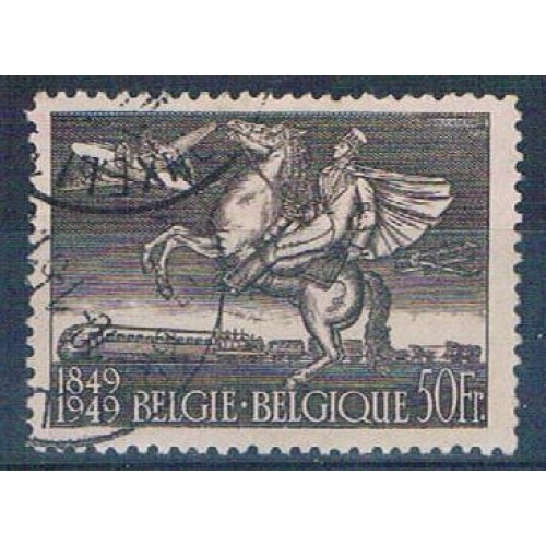 Belgium C12 Used Evolution of Postal Transportation CV 20.00 (B0270)