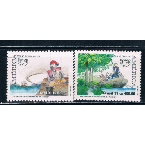 Brazil 2333-34 Unused set America Issue CV 2.80 (B0362)