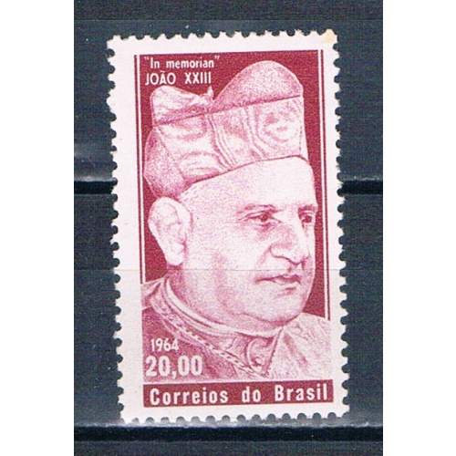 Brazil 980 Unused Pope John XXIII 1964 (B0488)+