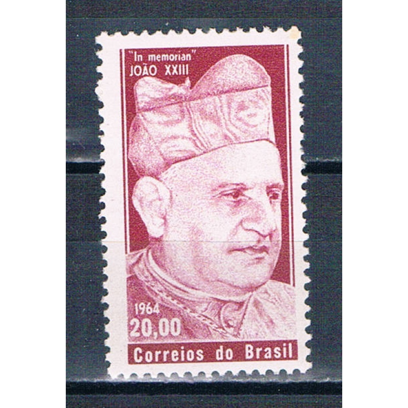 Brazil 980 Unused Pope John XXIII 1964 (B0488)+