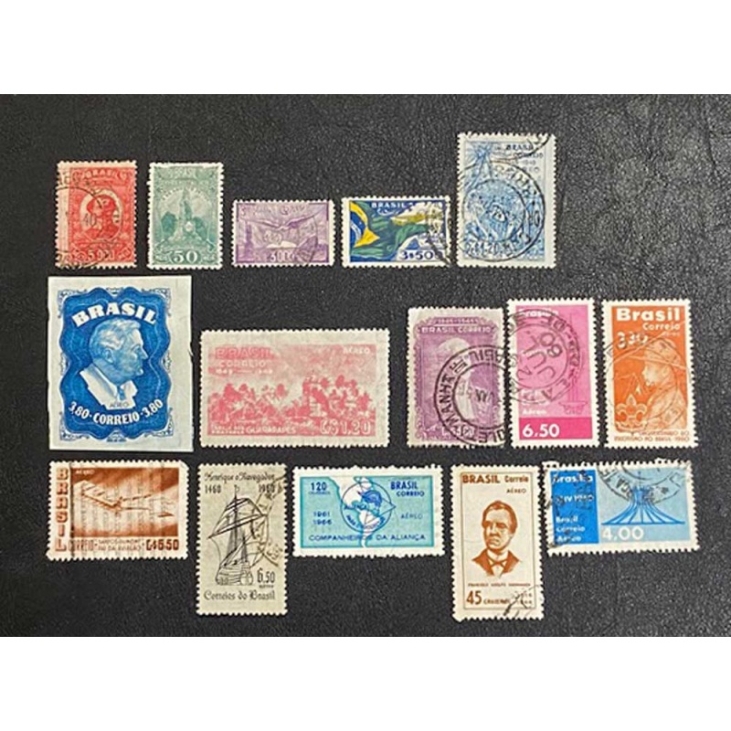 Brazil Air Mail Stamps (15), 1936 - 1966