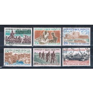Burkina Faso 275-79 Used set Five year plan 1972 CV 2.05 (HV0221)
