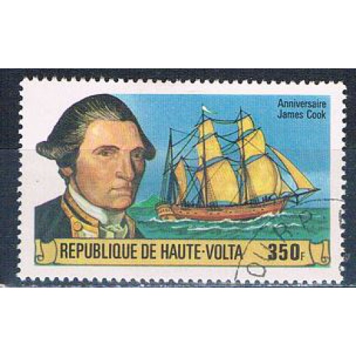 Burkina Faso 477 Used Sailing ship 1978 CV 1.00 (MV0152)