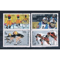 Burkina Faso 533-36 Used set Olympics 1980 CV 2.05 (HV0253)