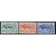 Cameroun 304-06 Unused Zubu and herder 1946 CV 1.50 (C0259)+