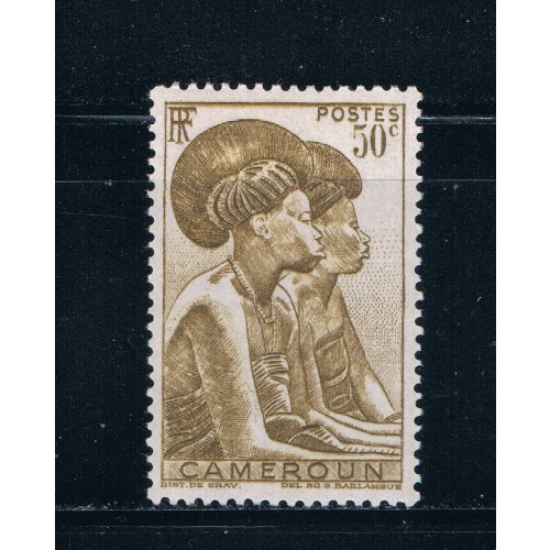 Cameroun 307 Unused Tikar Momen 1946 (C0229)+