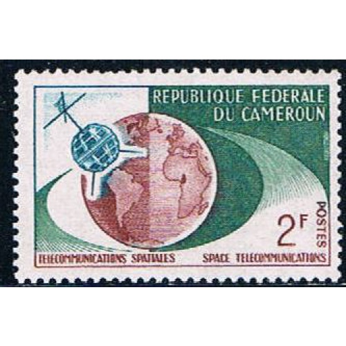 Cameroun 381 Unused Telstar and Globe 1963 (C0244)+