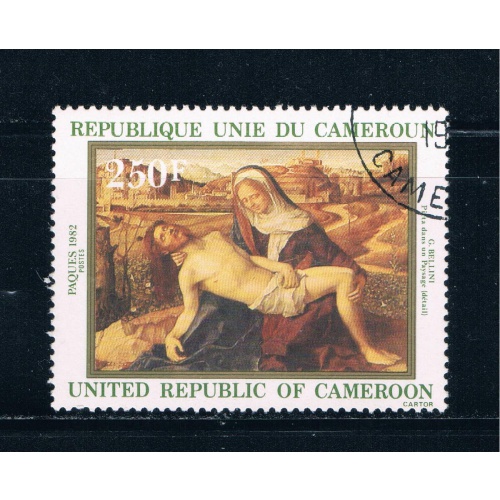 Cameroun 703 Used Painting Christ 1982 (C0204)+