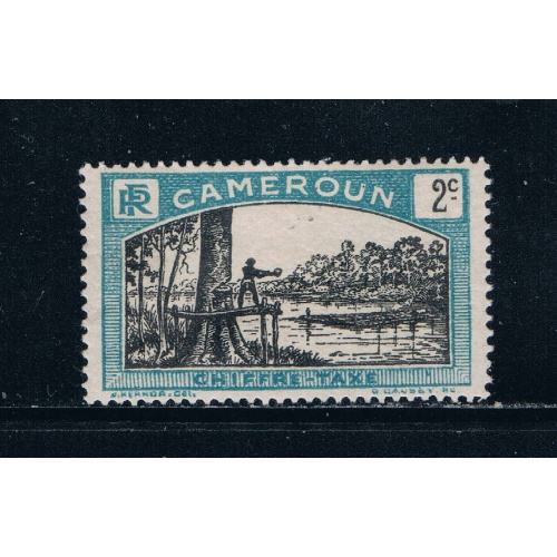 Cameroun J1 MLH Man felling tree 1925 (C0206)+