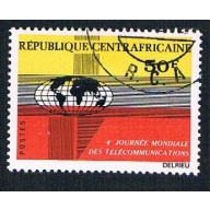 Central African Rep 159 Used Globe (BP7810)