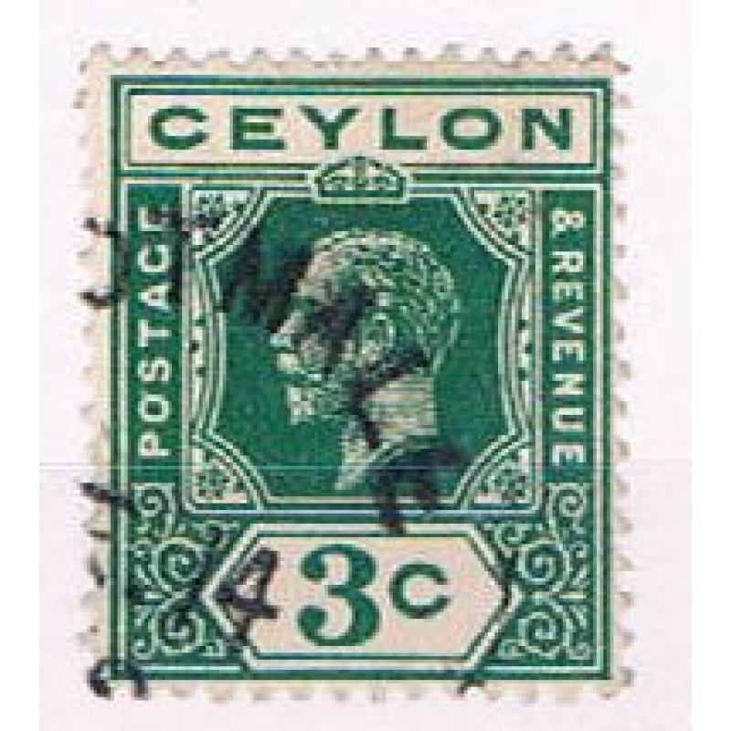 Ceylon 227 Used King Edward VII 1921 (C0284)