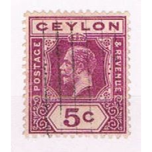 Ceylon 229 Used King Edward VII 1921 (C0286)
