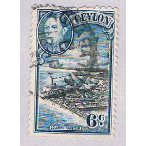 Ceylon 266 Used Colombo Harbor 1935 (BP36113)