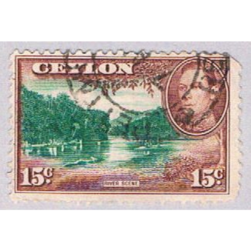 Ceylon 298 Used Temple Tooth Kandy 1947 (BP36223)