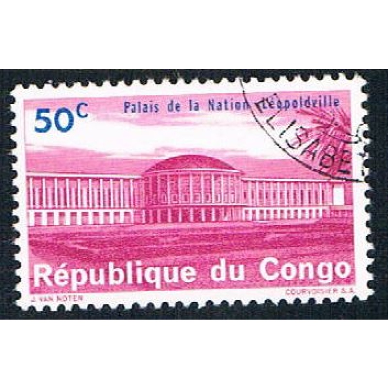 Congo DR 498 Used National Palace (BP3622)