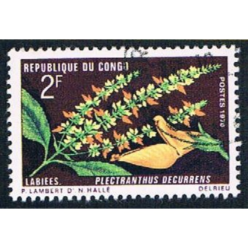 Congo PR 223 Used Flowers (BP3923)