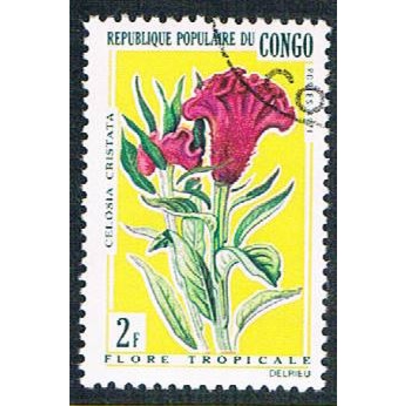 Congo PR 238 Used Flowers (BP3822)
