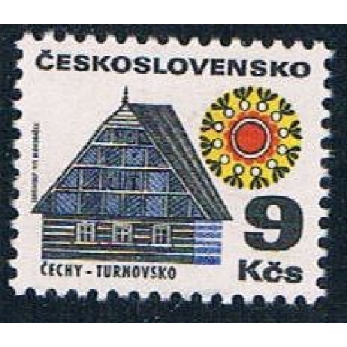 Czechoslovakia 1740 Unused Czechoslovakian Cottage CV 1.50 (C0261)+