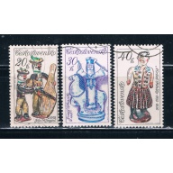 Czechoslovakia 2212-14 Used Figurines (C0074)