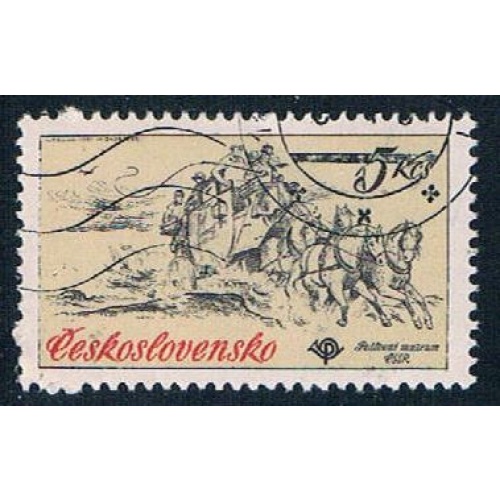 Czechoslovakia 2346 Used Mail Coach 1981 (MV0056)