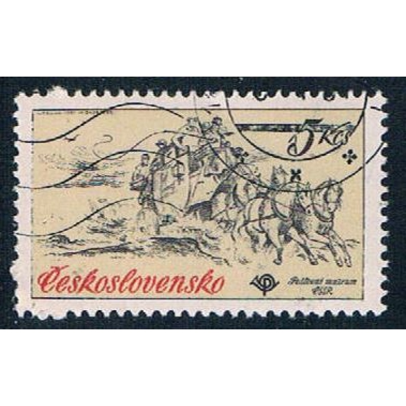 Czechoslovakia 2346 Used Mail Coach 1981 (MV0056)