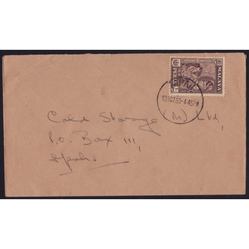 MALAYA PERAK 1960 domestic COVER with Tapah cancel @D4185