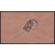 MALAYA PERAK 1959 domestic COVER with BAGAN SERAI cancel @D4195