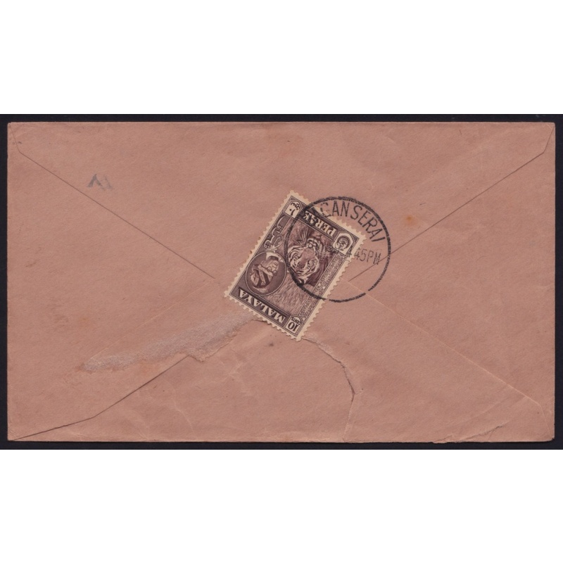 MALAYA PERAK 1959 domestic COVER with BAGAN SERAI cancel @D4195