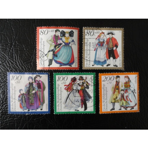 Scott # B768-72 Traditional costumes