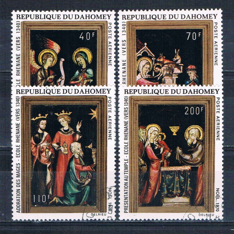 Dahomey C132-35 Used set Christmas 1970 CV 4.20 (MV0249)