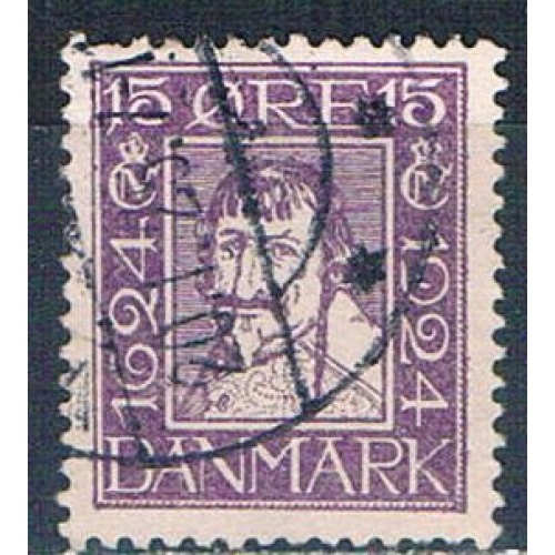 Denmark 169 Used Christian IV 1924 CV 7.75 (HV0246)