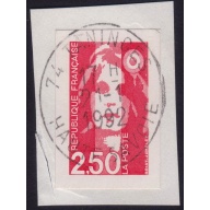 FRANCE Marianne(1990) 2F50 Sc#2203 USED on Piece @E1008