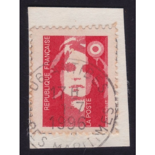 FRANCE Marianne(1990) NVI Sc#2340 USED on Piece @E1462