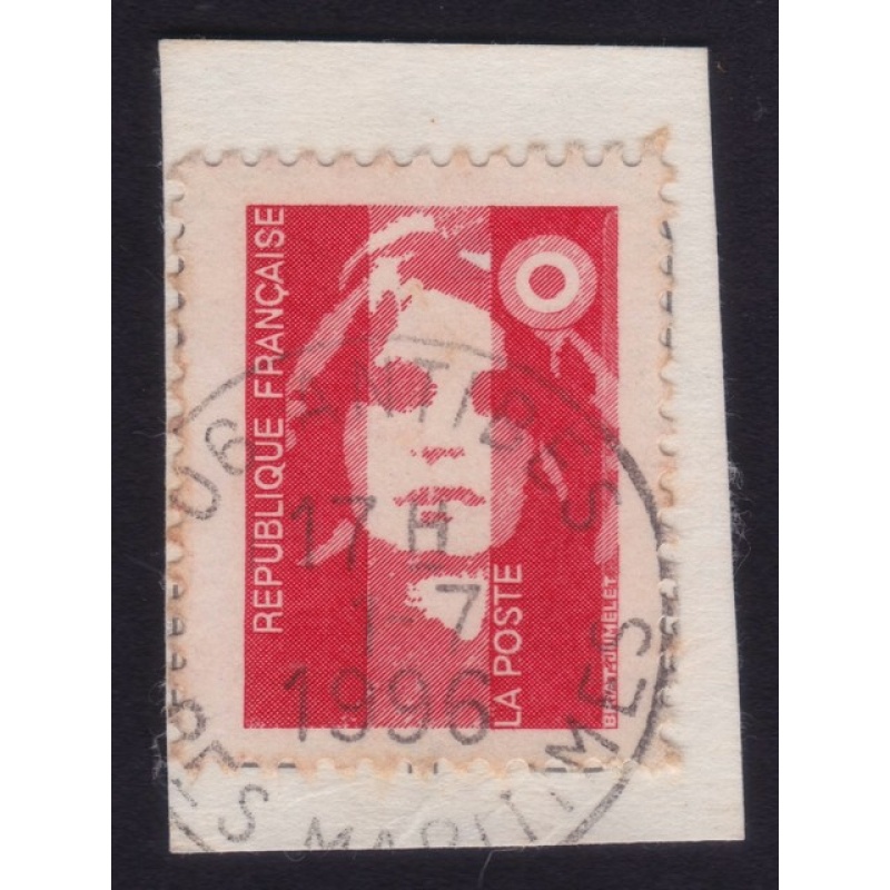 FRANCE Marianne(1990) NVI Sc#2340 USED on Piece @E1462