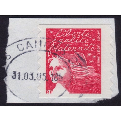 FRANCE Marianne(1997) NVI Sc#2835A USED on Piece @E1695