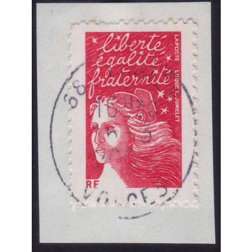 FRANCE Marianne(1997) NVI Sc#2835 USED on Piece @E1836