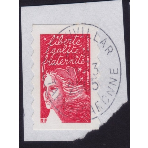 FRANCE Marianne(1997) NVI Sc#2835A USED on Piece @E2957