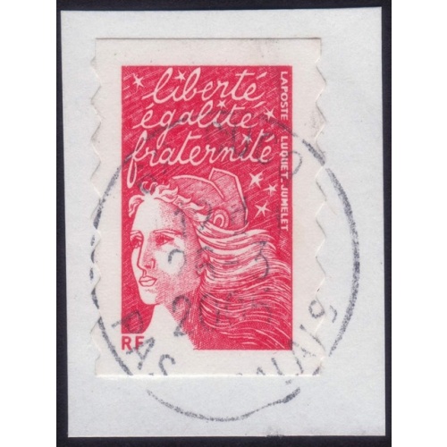 FRANCE Marianne(1997) NVI Sc#2835A USED on Piece @E2958