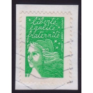 FRANCE Marianne(1997) NVI Sc#2921 USED on Piece @E3496