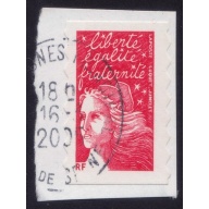 FRANCE Marianne(1997) NVI Sc#2835A USED on Piece @E3505