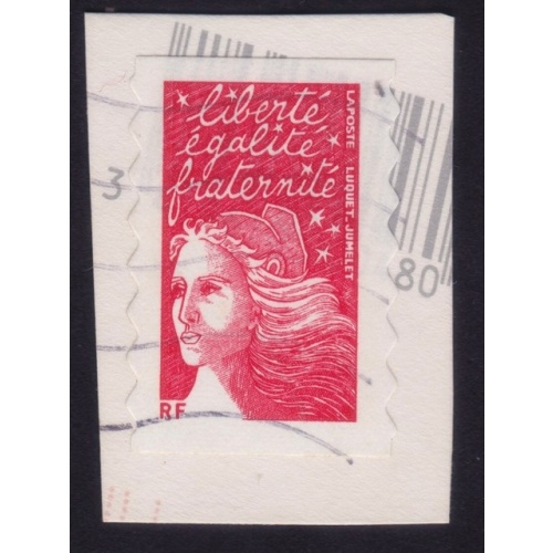 FRANCE Marianne(1997) NVI Sc#2835A USED on Piece @E3510