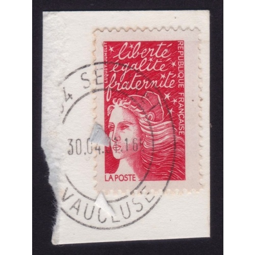 FRANCE Marianne(1997) NVI Sc#2595 USED on Piece @E3511